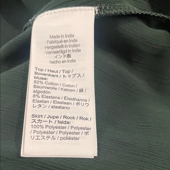 J crew dress Elegant Green Long Sleeve Dress - Picture 6 of 6